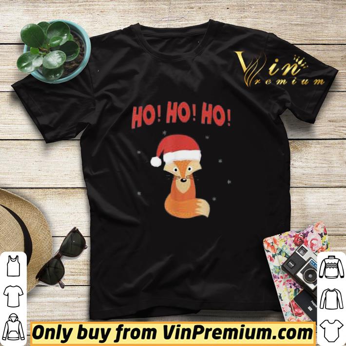 5ef3a454 ho ho ho santa fox christmas shirt sweater 4 - Ho Ho Ho Santa Fox Christmas shirt sweater