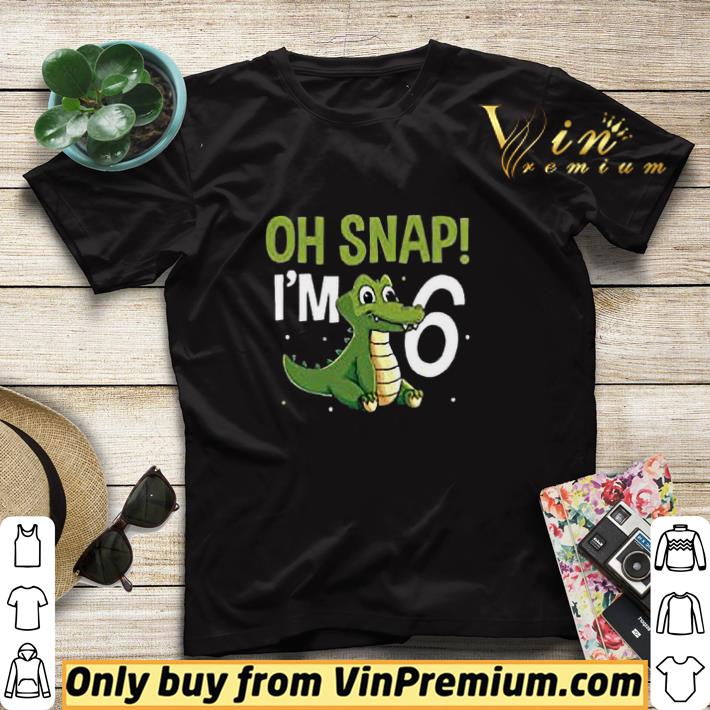 Crocodile Alligator Oh Snap I'm 6th Birthday shirt sweater 80d5b2d8 crocodile alligator oh snap i m 6th birthday shirt sweater 4 - Crocodile Alligator Oh Snap I'm 6th Birthday shirt sweater