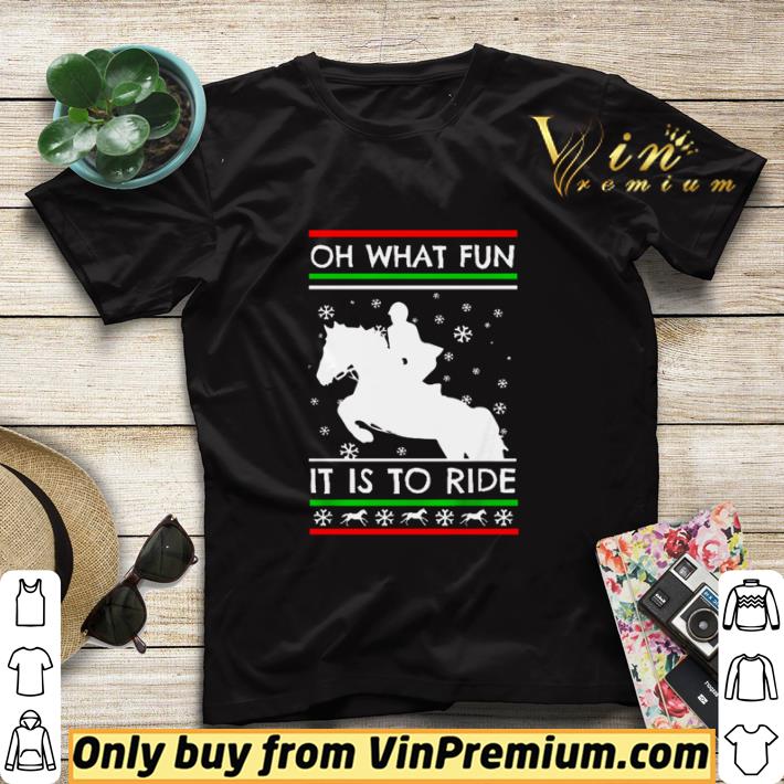Racehorse oh what fun it is to ride Christmas shirt sweater 839b0b99 racehorse oh what fun it is to ride christmas shirt sweater 4 - Racehorse oh what fun it is to ride Christmas shirt sweater