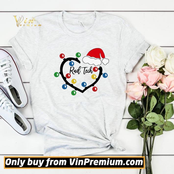 Heart Santa Red Tech light Christmas shirt sweater 86c9a50a heart santa red tech light christmas shirt sweater 4 - Heart Santa Red Tech light Christmas shirt sweater