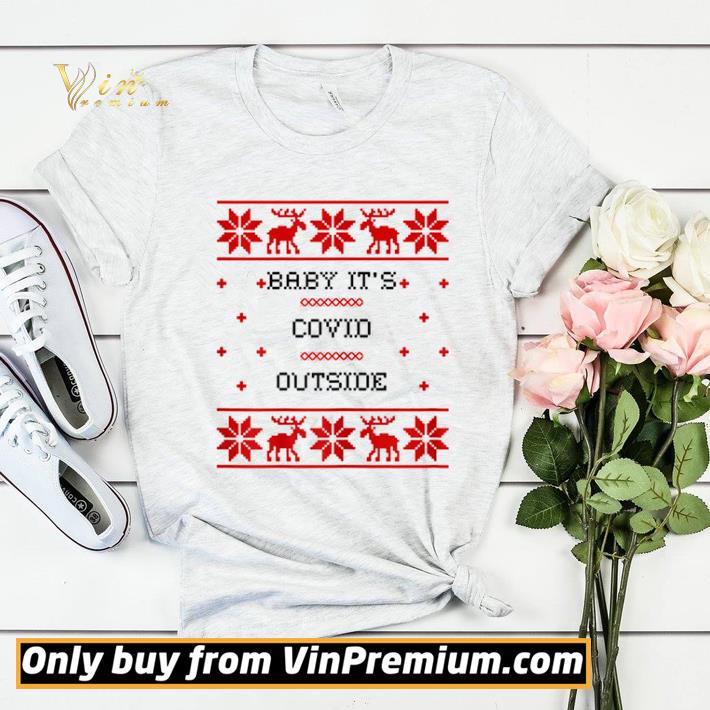 b57bcb19 baby its covid outside christmas 2020 shirt sweater 4 - Baby Its COVID Outside Christmas 2020 shirt sweater