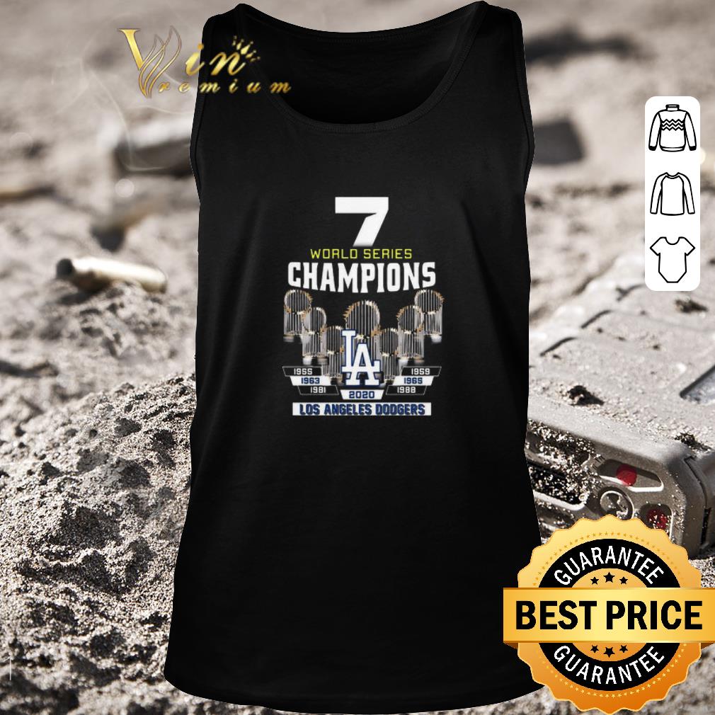 Pretty 7 World Series Champions 1955 1959 1965 1963 1981 1988 2020 Los Angeles Dodgers shirt Pretty 7 World Series Champions 1955 1959 1965 1963 1981 1988 2020 Los Angeles Dodgers shirt