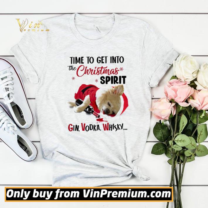 c1fd29fe chihuahua time to get into the christmas spirit gin vodka whisky shirt sweater 4 - Chihuahua Time To Get Into The Christmas Spirit Gin Vodka Whisky shirt sweater