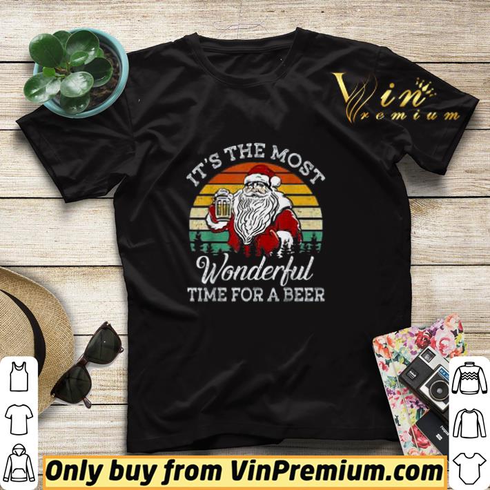 ce0ecfcd santa claus it s the most wonderful time for a beer shirt sweater 4 - Santa Claus It's The Most Wonderful Time For A Beer shirt sweater