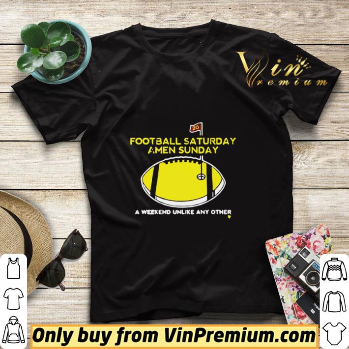 d434b191 football saturday amen sunday a weekend unlike any other shirt sweater 4 - Football Saturday Amen Sunday A Weekend Unlike Any Other shirt sweater