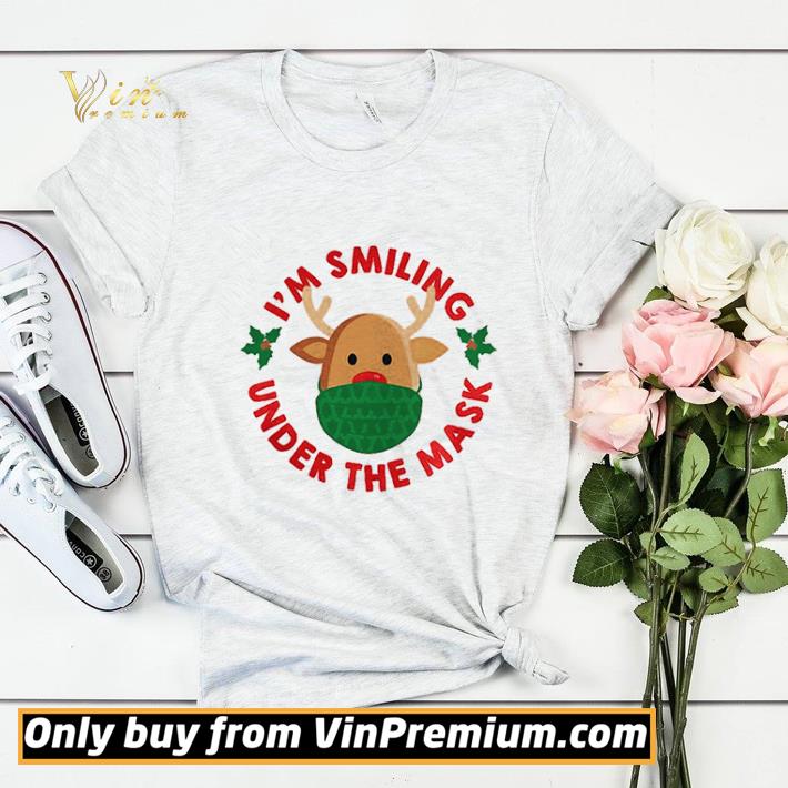 f92b3d44 i m smiling under the mask reindeer face mask christmas shirt sweater 4 - I’m Smiling Under The Mask Reindeer Face Mask Christmas shirt sweater