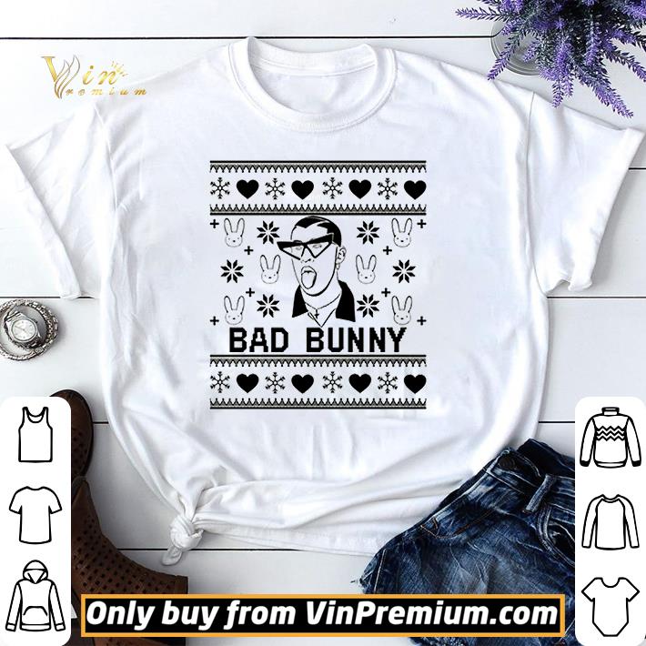 Bad Bunny Christmas ugly Christmas shirt sweater