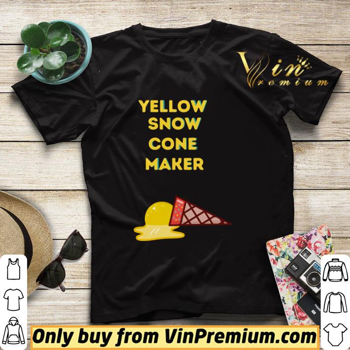 Yellow Snow Cone Maker shirt sweater 03f42318 yellow snow cone maker shirt sweater 4 - Yellow Snow Cone Maker shirt sweater