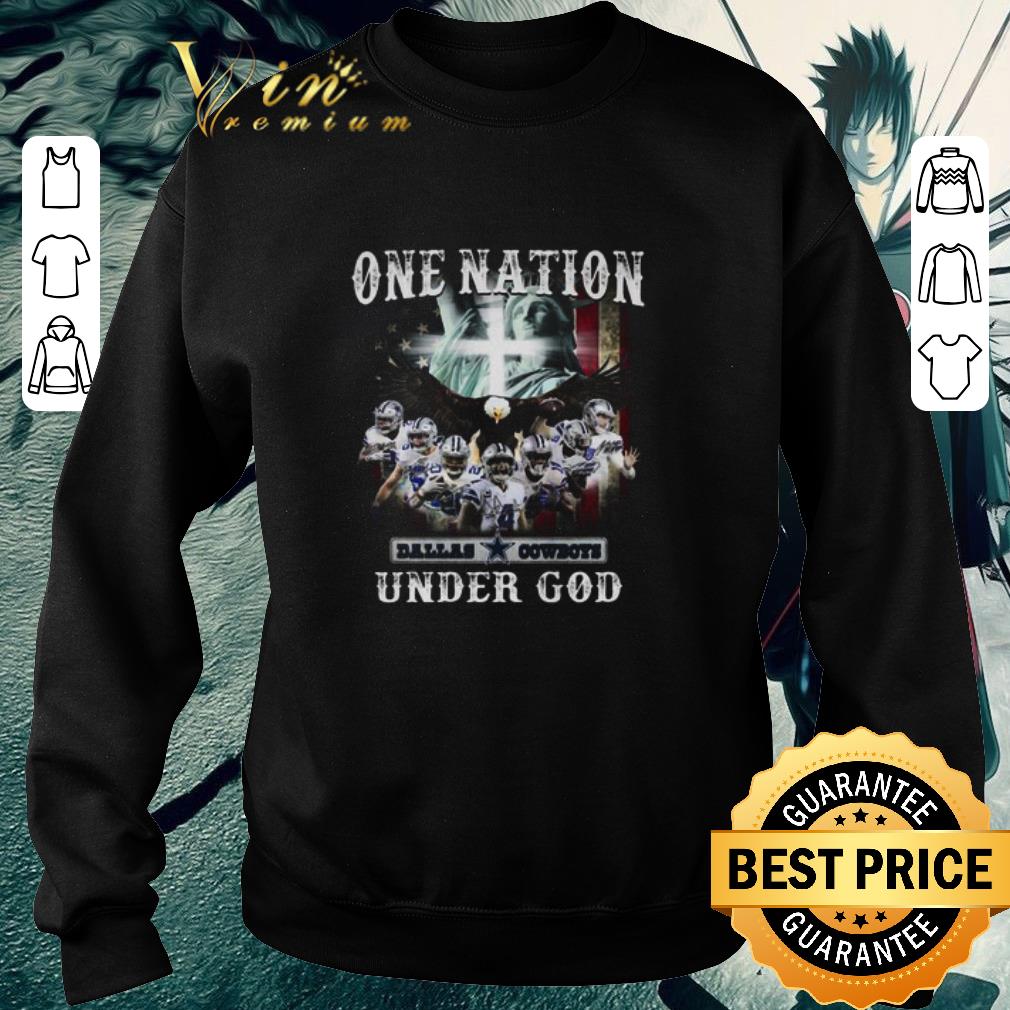 2c1b8902 premium team dallas cowboys one nation under god american flag shirt 4 - Premium Team Dallas Cowboys One Nation Under God American Flag shirt