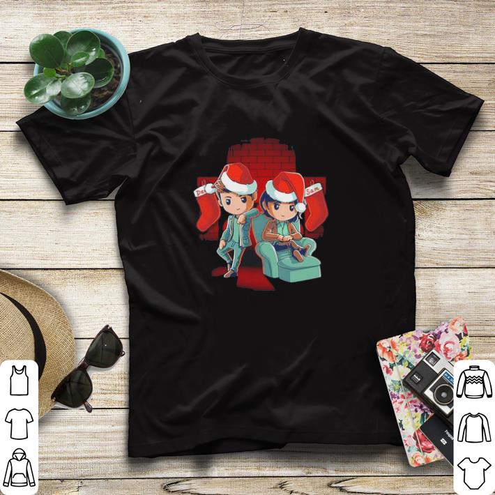 502913b2 official cartoon supernatural dean and sam christmas shirt sweater 4 - Official Cartoon Supernatural Dean and Sam Christmas shirt sweater