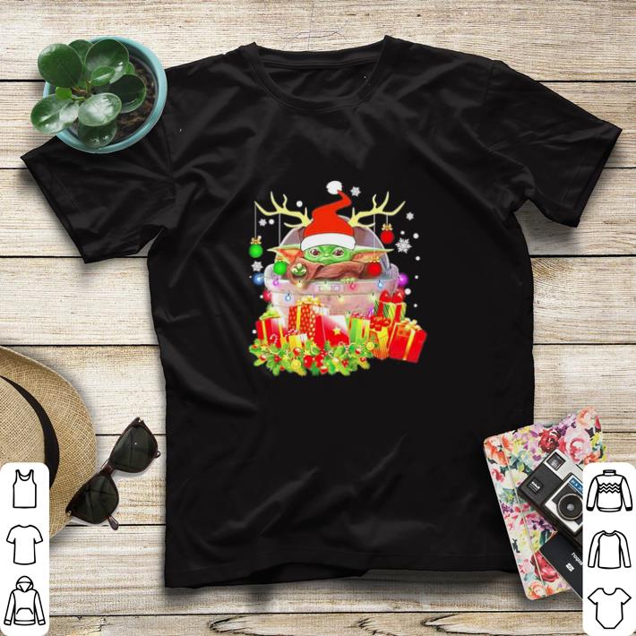 5f7a17b1 funny merry christmas baby yoda santa gifts shirt sweater 4 - Funny Merry Christmas baby Yoda Santa gifts shirt sweater