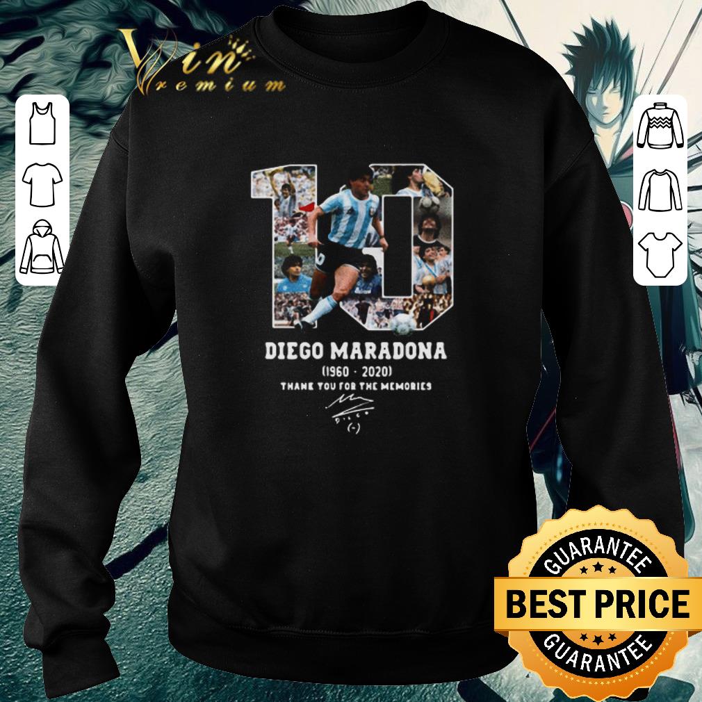 604e391b pretty diego maradona thank you for the memories 1960 2020 shirt 4 - Pretty Diego Maradona Thank You For The Memories 1960-2020 shirt