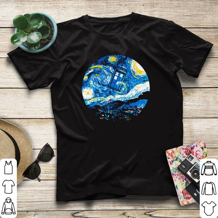 Official Starry Night Police Box shirt sweater 725d7e0f official starry night police box shirt sweater 4 - Official Starry Night Police Box shirt sweater