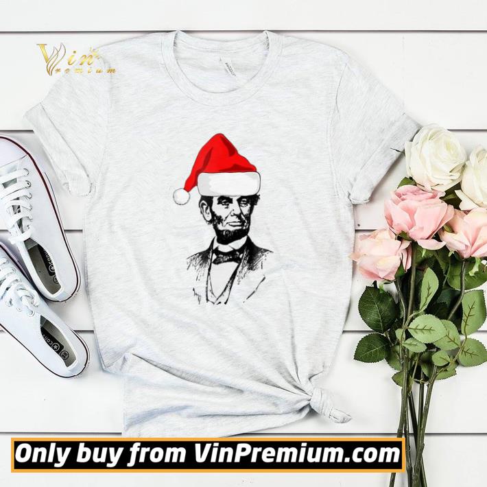 bd845e15 christmas abraham lincoln abe in santa hat shirt sweater 4 - Christmas Abraham Lincoln Abe In Santa Hat shirt sweater