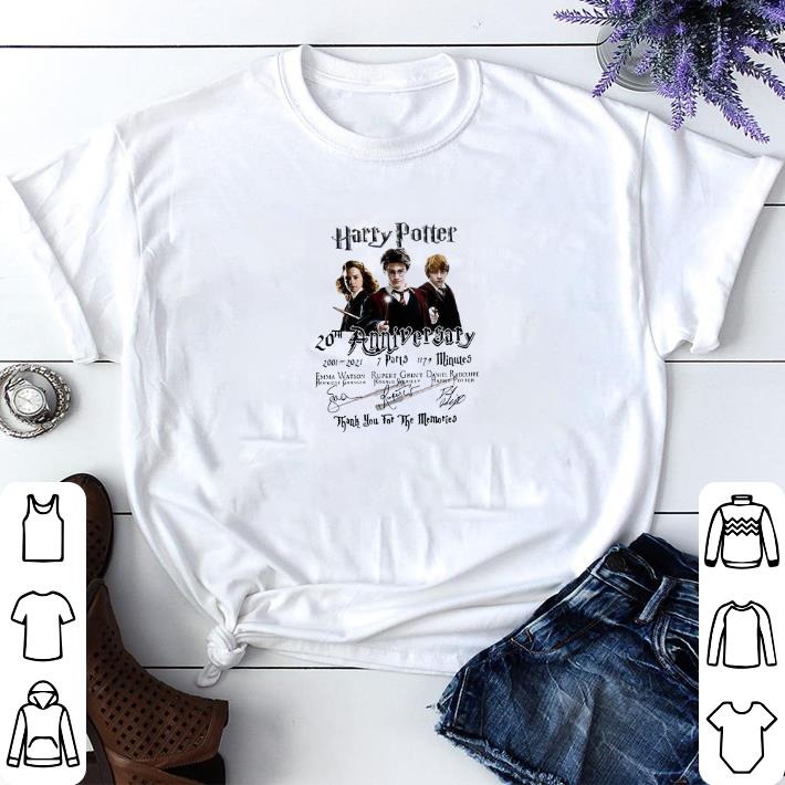 Funny Harry Potter 20th Anniversary 2001 2021 7 Parts 1179 Minutes Thank You For The Memories Signatures shirt sweater e2d12d03 funny harry potter 20th anniversary 2001 2021 7 parts 1179 minutes thank you for the memories signatures shirt sweater 4 - Funny Harry Potter 20th Anniversary 2001 2021 7 Parts 1179 Minutes Thank You For The Memories Signatures shirt sweater