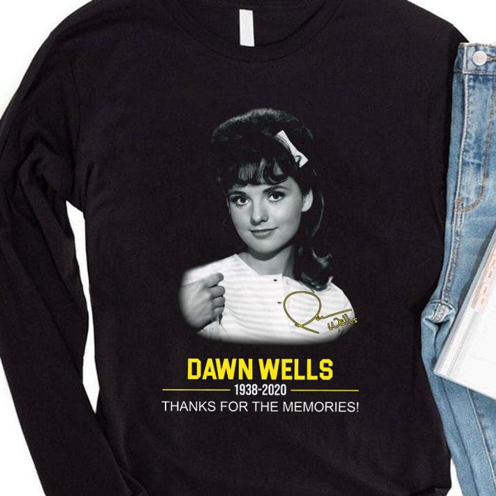 03e3fdef hot rip dawn wells 1938 2020 signature thanks for the memories shirt 4 - Hot RIP Dawn Wells 1938-2020 Signature Thanks For The Memories shirt
