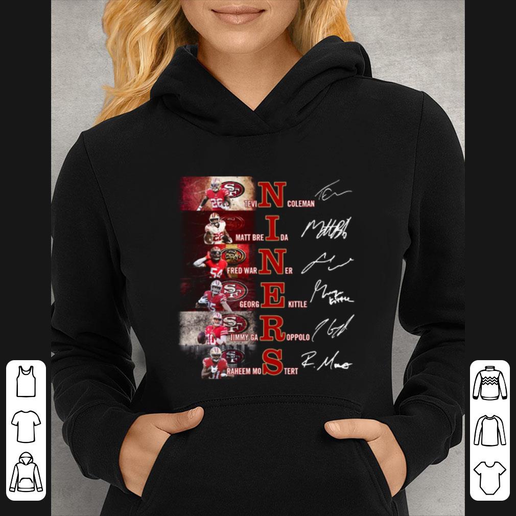 Awesome San Francisco 49ers Niners Tevin Coleman Matt Breida signatures shirt 043dffc9 awesome san francisco 49ers niners tevin coleman matt breida signatures shirt 4 - Awesome San Francisco 49ers Niners Tevin Coleman Matt Breida signatures shirt
