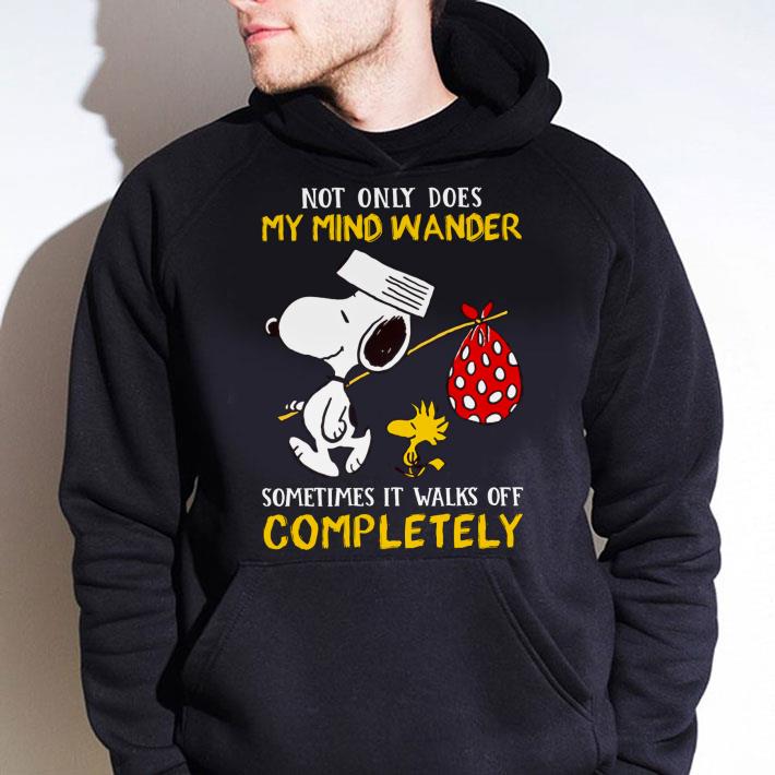 16df55de snoopy and woodstock not only does my mind wander shirt 4 - Awesome  Snoopy and Woodstock Not Only Does My Mind Wander shirt