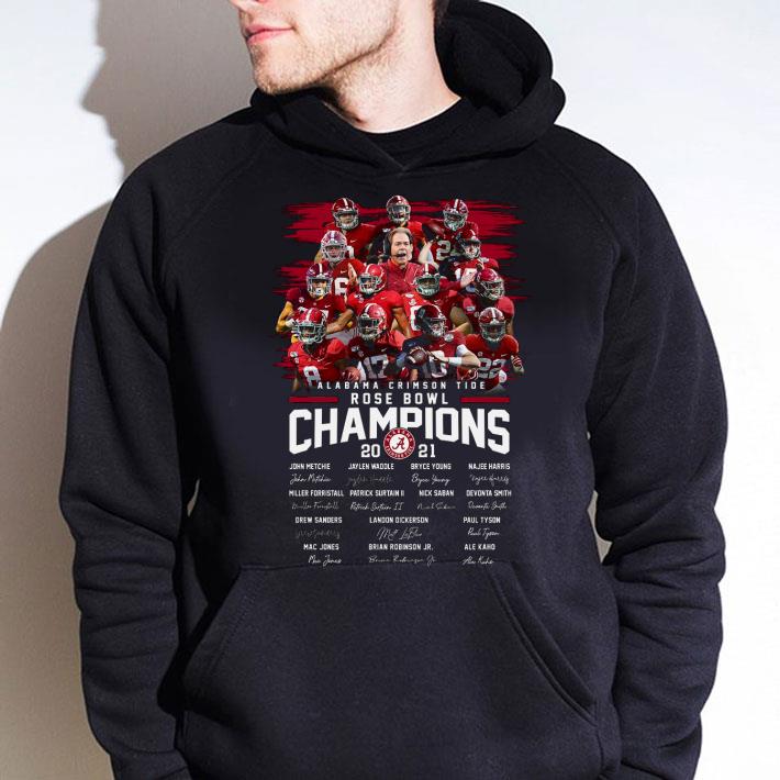 Official Team NFL Alabama Crimson Tide Rose Bowl Champions 2021 Signed shirt 736d09dc official team nfl alabama crimson tide rose bowl champions 2021 signed shirt 4 - Official Team NFL Alabama Crimson Tide Rose Bowl Champions 2021 Signed shirt