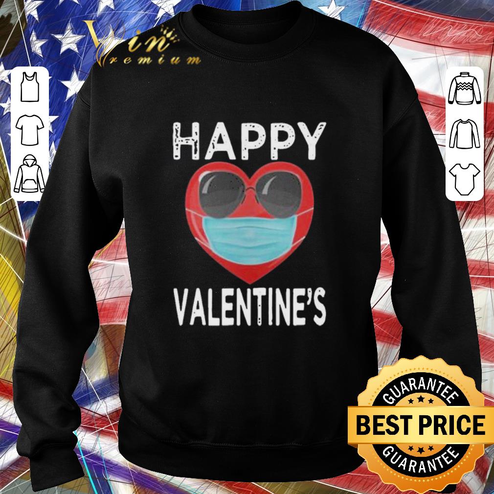 95d88bce funny happy valentines heart face mask shirt 4 - Funny Happy Valentines Heart Face Mask shirt