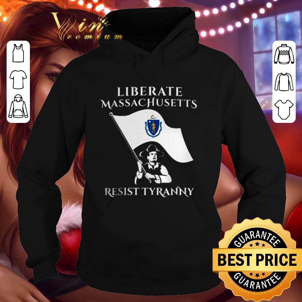 c6182eb0 liberate massachusetts state flag resist tyranny shirt 4 - Official Liberate Massachusetts State Flag Resist Tyranny shirt