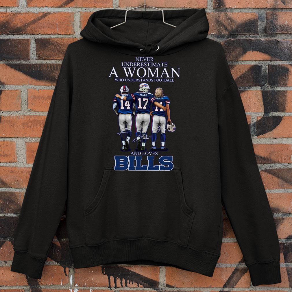 dd1901c6 stefon diggs josh allen cole beasley never underestimate a woman who understands buffalo bills shirt 4 - Best Stefon Diggs Josh Allen Cole Beasley Never Underestimate A Woman Who Understands Buffalo Bills shirt