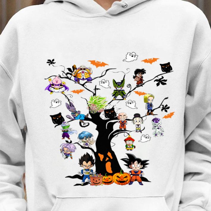 4227c0c1 son goku and vegeta dragon ball characters on the tree shirt 4 - Premium Son Goku and Vegeta Dragon Ball Characters On The Tree Shirt