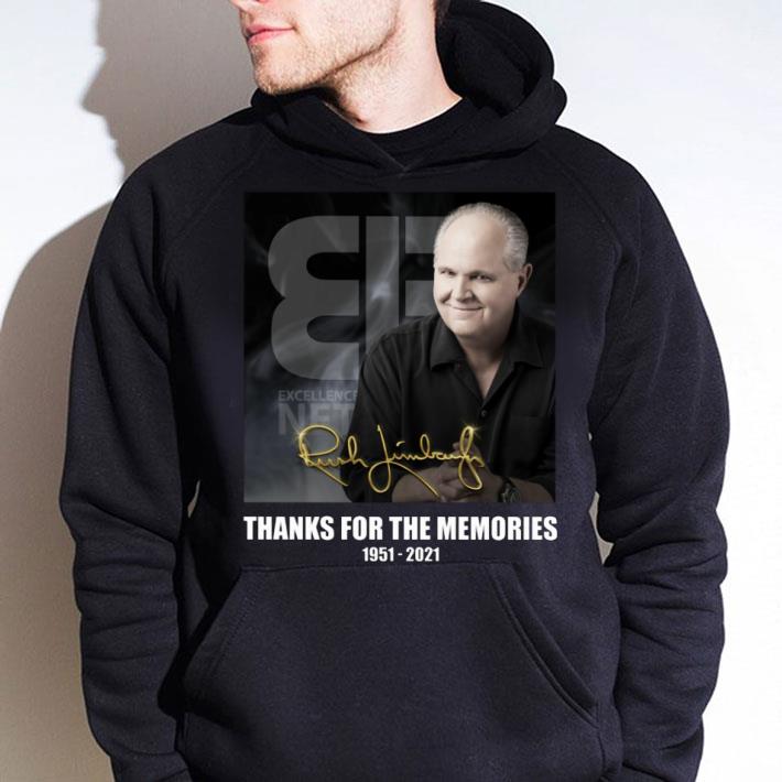 Premium RIP Rush Limbaugh 1951-2021 signature thanks for the memories shirt 44fa7727 rip rush limbaugh 1951 2021 signature thanks for the memories shirt 4 - Premium RIP Rush Limbaugh 1951-2021 signature thanks for the memories shirt
