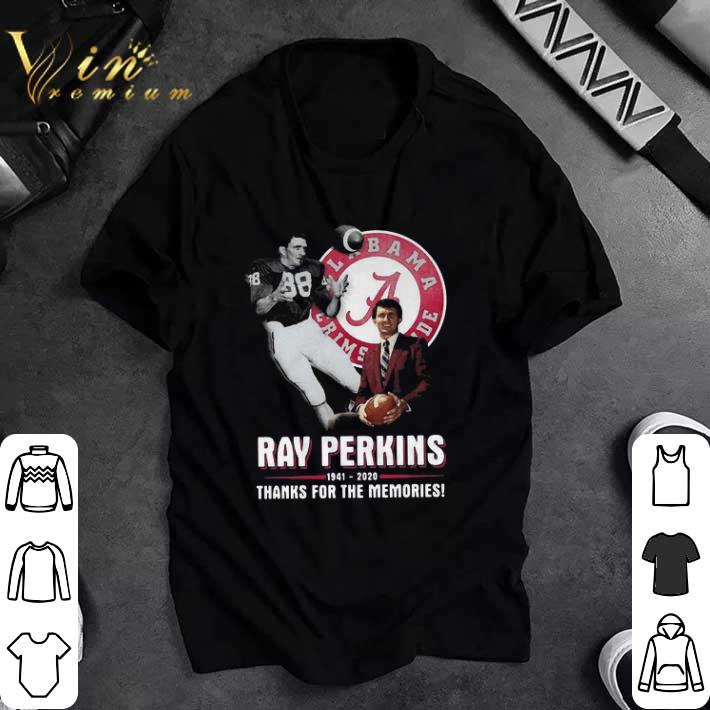 Original Alabama Crimson Tide Ray Perkins 1941-2020 thanks you for the memories signatures shirt sweatshirt