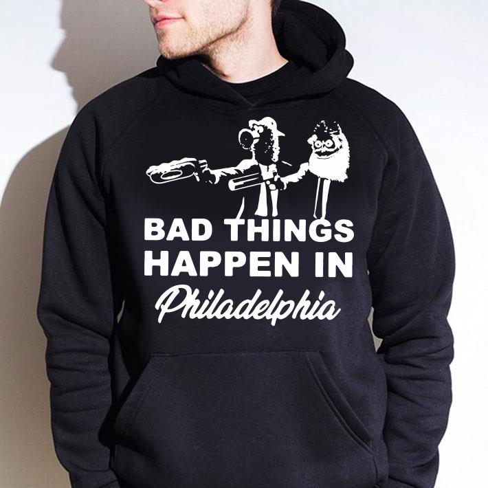 371bd069 gritty and phanatic bad things happen in philadelphia shirt 4 - Premium Gritty and Phanatic bad things happen in Philadelphia shirt