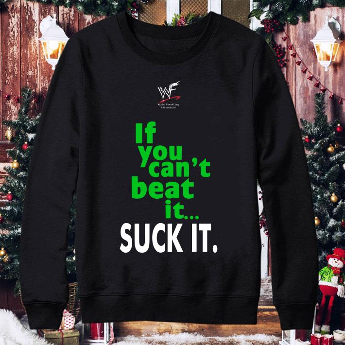 750c03a7 world wrestling federation if you cant beat it suck it shirt 4 - Official World Wrestling Federation If You Cant Beat It Suck It shirt