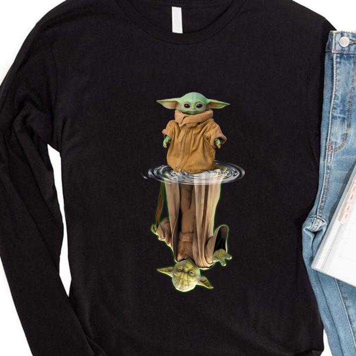 b343eb95 baby yoda water mirror reflection master yoda shirt 4 - Hot Baby Yoda water mirror reflection Master Yoda shirt