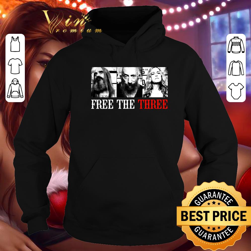 Original Rob Zombie Free The Three shirt Rob Zombie Free The Three shirt 4 - Original Rob Zombie Free The Three shirt