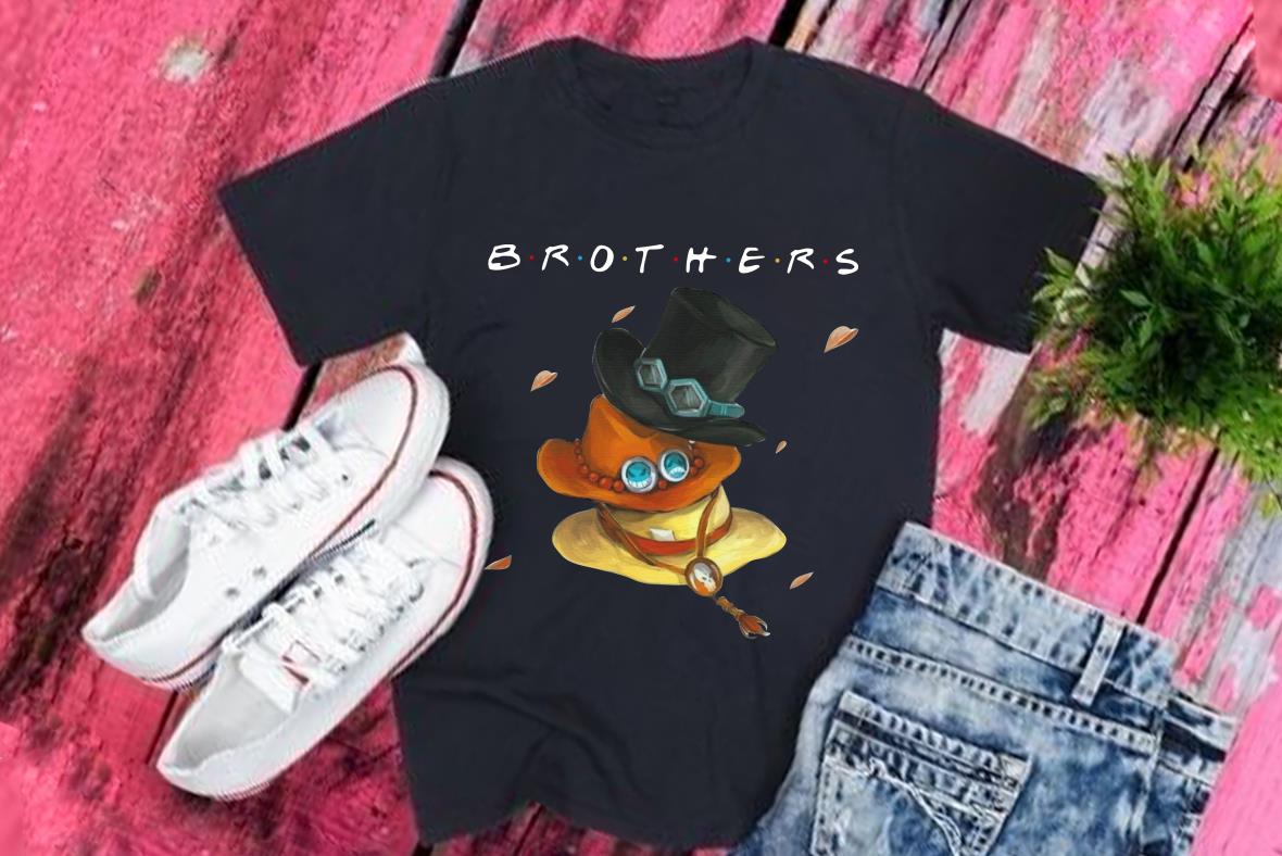 One Piece Straw hat Luffy Ace and Sabo Three Brothers Friends Shirt, One Piece Shirt