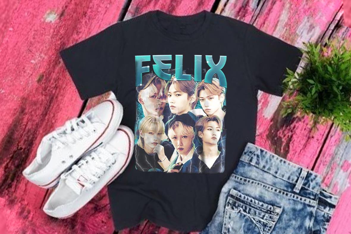STRAY KIDS Felix Lee Shirt, Stray Kids Printed Graphic Tee, Stray Kid Fan Shirt,Kpop Shirt, kpop inspired clothing Shirt