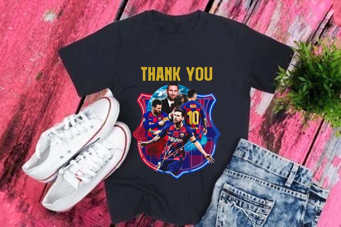 Thank You Lionel Messi In Barca Shirt,16 Years Of Lionel Messi In Braca Shirt