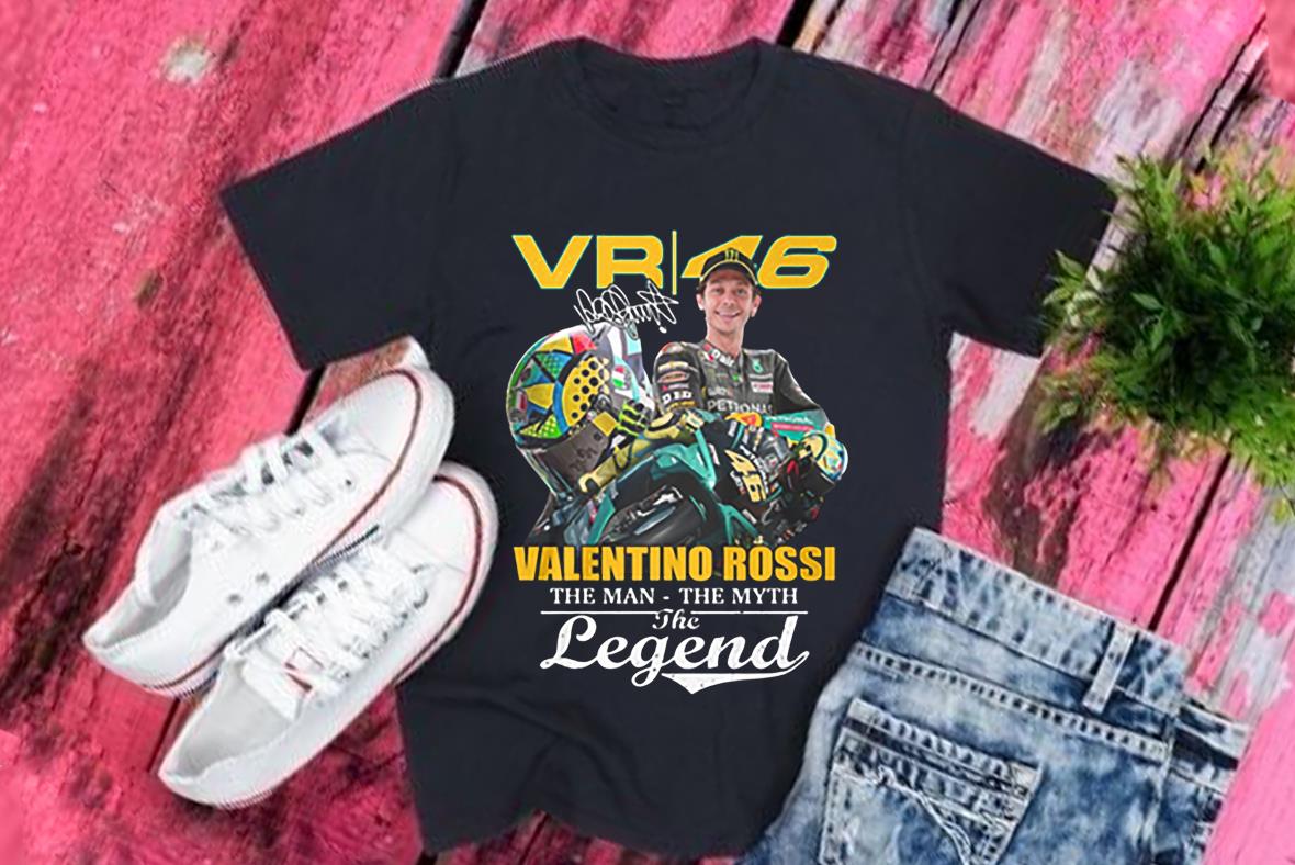 Valentino Rossi The Man The Myth The Legend Racing Signature Shirt, Racing Shirt