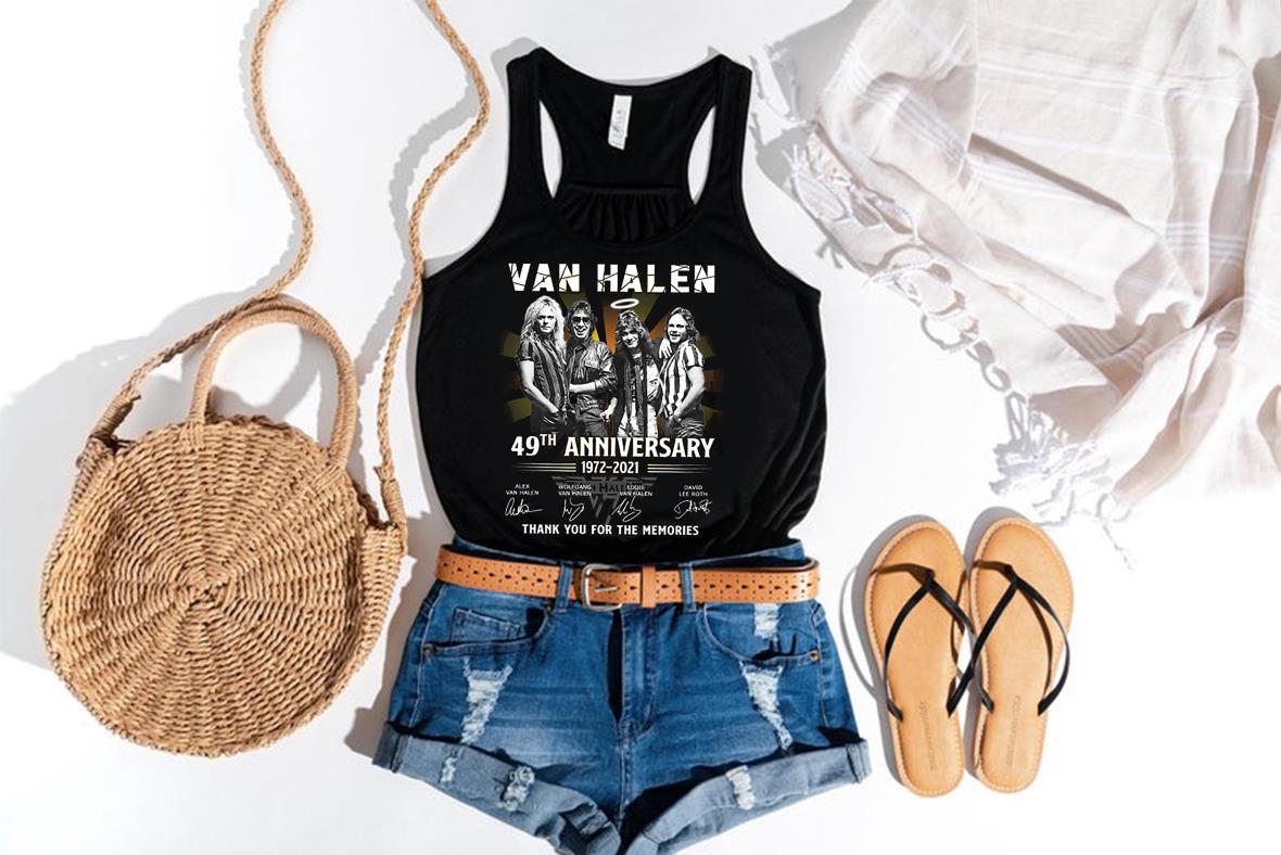 Vintage 49 years Van Halen Shirt, Van Halen 49th Anniversary 1972 2021 Thank You For The Memories Shirt Vintage 49 years Van Halen Shirt Van Halen 49th Anniversary 1972 2021 Thank You For The Memories Shirt 4 - Vintage 49 years Van Halen Shirt, Van Halen 49th Anniversary 1972 2021 Thank You For The Memories Shirt