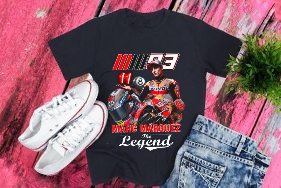 Vintage Marc Marquez 93 Shirt, Marc Marquez 93 The Man The Myth The Legend Signatures Shirt
