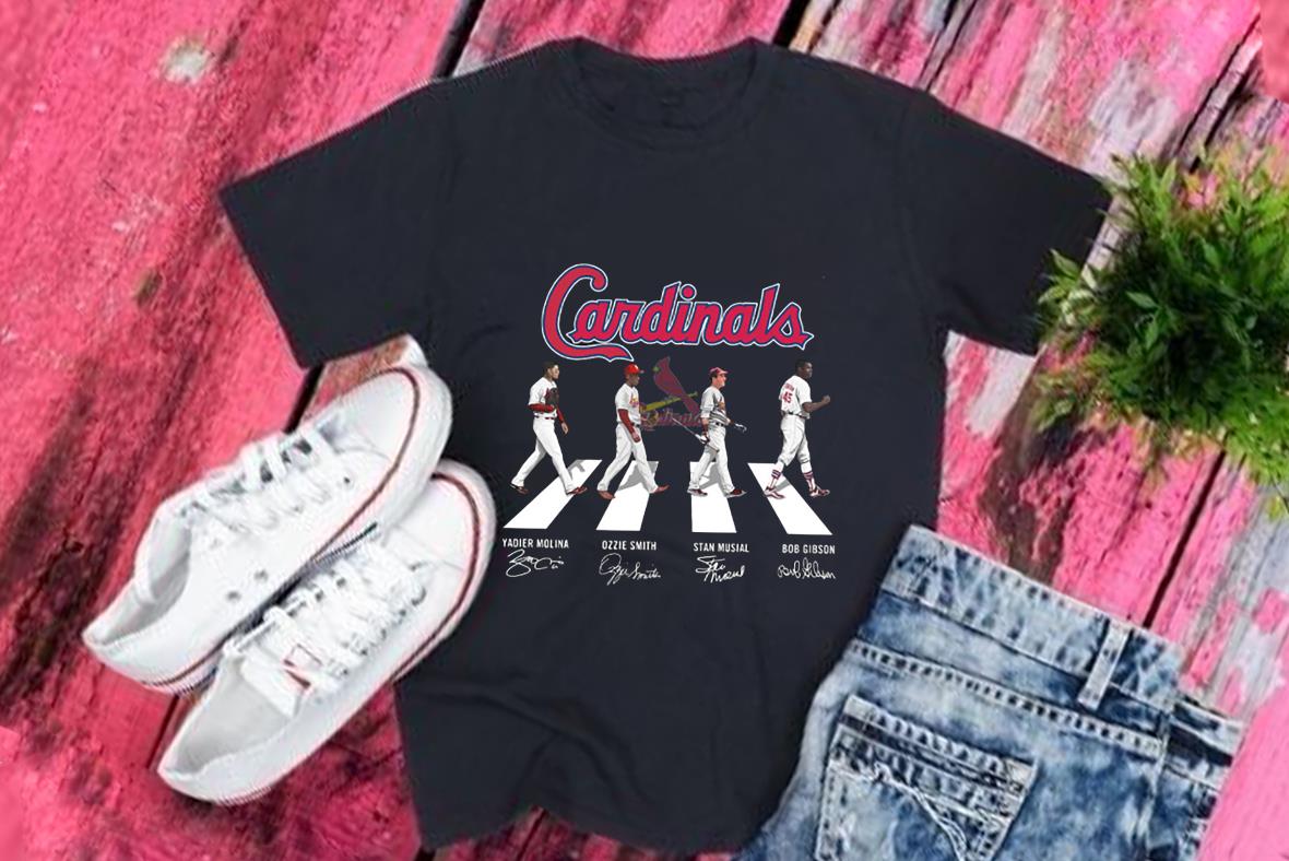 Cardinals Walking Shirt, The Cardinals Abbey Road Signatures Shirt, The Cardinals Abbey Road Shirt