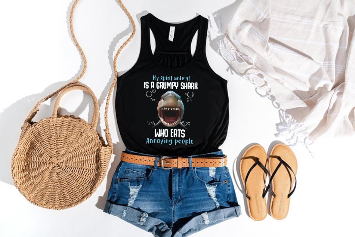 Hark My Spirit Animal Is A Grumpy Shark Who Eats Annoying People Shirt, Is A Grumpy Shark Shirt Hark My Spirit Animal Is A Grumpy Shark Who Eats Annoying People Shirt Is A Grumpy Shark Shirt 4 - Hark My Spirit Animal Is A Grumpy Shark Who Eats Annoying People Shirt, Is A Grumpy Shark Shirt
