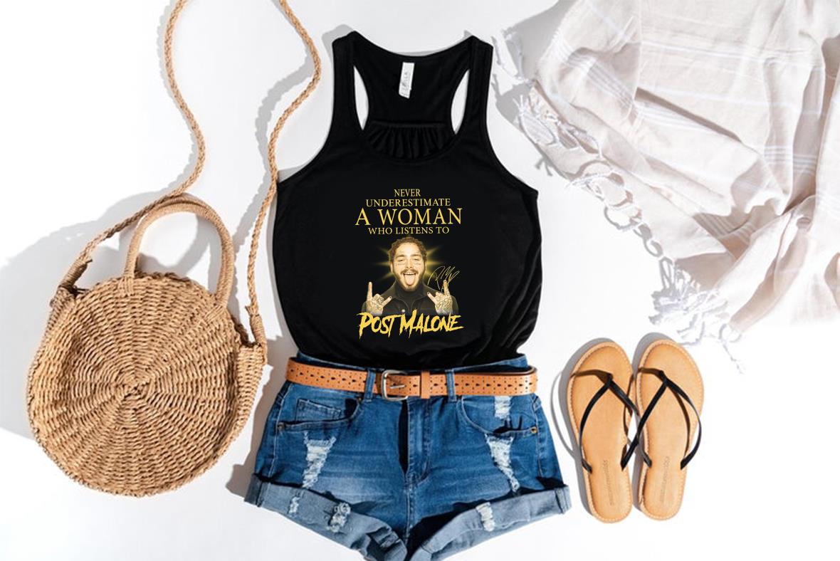 Listens Post Malone Shirt, Never Underestimate A Woman Who Listens To Post Malone Signature Shirt Listens Post Malone Shirt Never Underestimate A Woman Who Listens To Post Malone Signature Shirt 4 - Listens Post Malone Shirt, Never Underestimate A Woman Who Listens To Post Malone Signature Shirt
