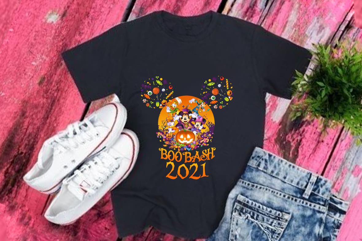 Mickey Ears Family Boo Bash Mickey Not So Scary Halloween Shirt, Mickey Head Boo Bash Disney Shirt