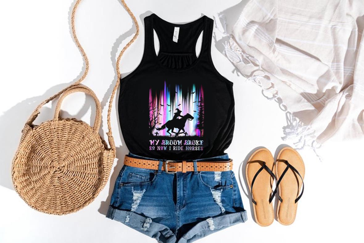 Witch My Broom Horses Shirt, My Broom Broke So Now I Ride Horses Witch Halloween Shirt Witch My Broom Horses Shirt My Broom Broke So Now I Ride Horses Witch Halloween Shirt 4 - Witch My Broom Horses Shirt, My Broom Broke So Now I Ride Horses Witch Halloween Shirt