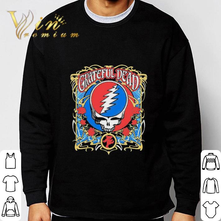 Grateful Dead Band Bear Roses shirt