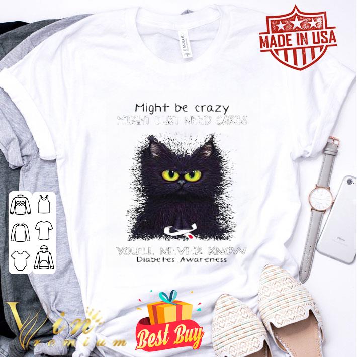 Black Cat You’ll Never Know Diabetes Awareness shirt