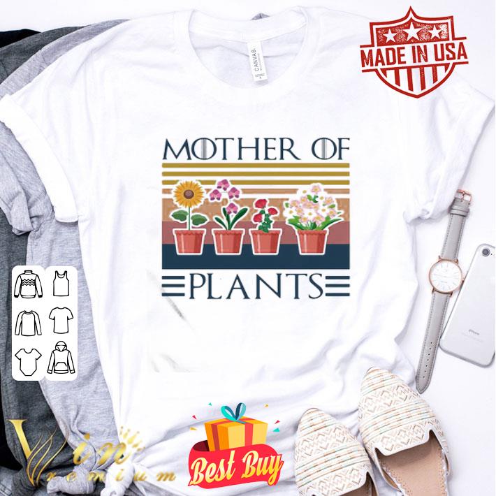 Mother of plants flower vintage shirt