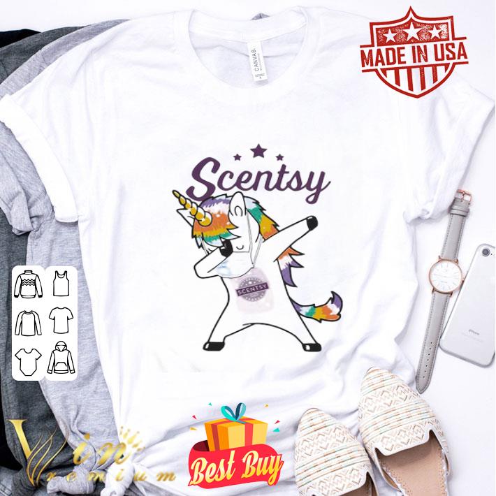 Dabbing unicorn mask scentsy logo coronavirus shirt