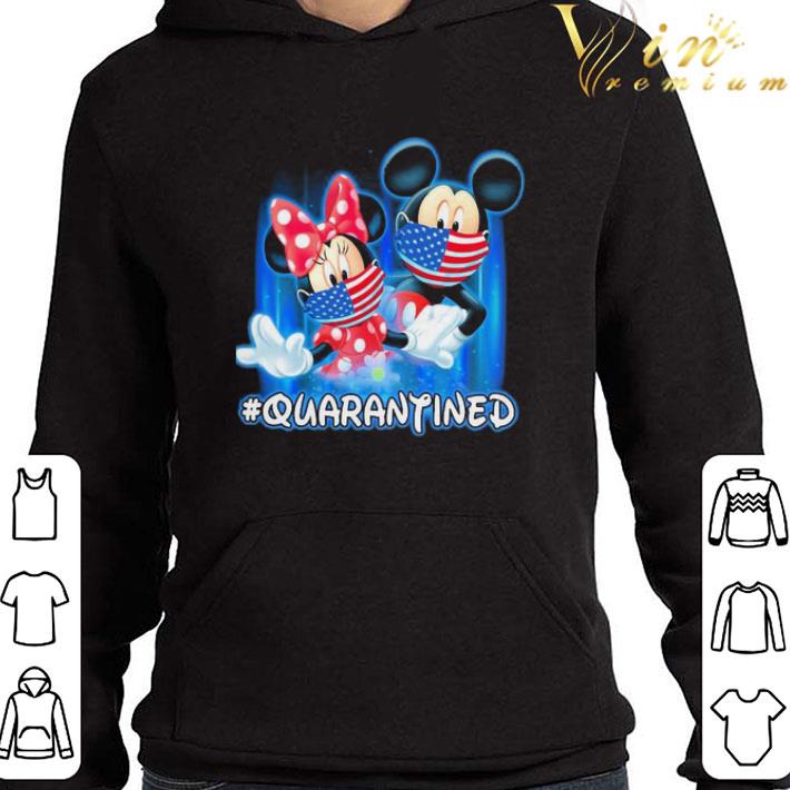 Mickey Mouse & Minnie Mouse face mask #Quaranrined shirt