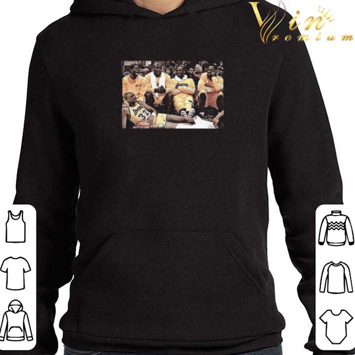 Los angeles lakers basketball team picture shirt